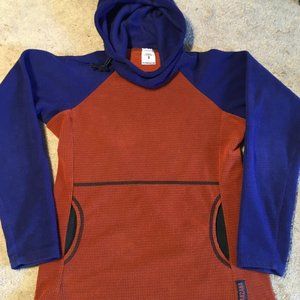 Melanzana micro grid hoodie women's xs New